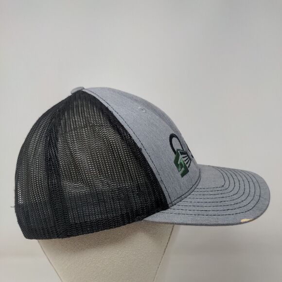 Superior Storage Snapback Mesh Back Trucker Hat Gray One Size Richardson - Picture 4 of 9